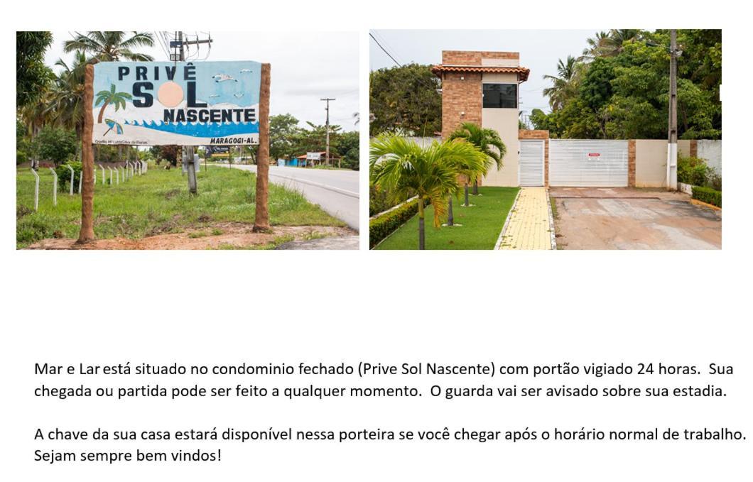 Mar E Lar Apartamento Maragogi Exterior foto
